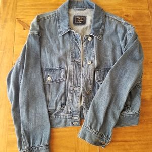 Abercrombie & Fitch Jean Jacket Dropped Shoulder
